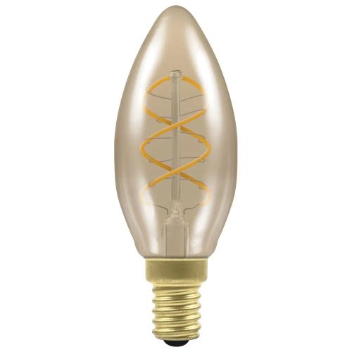 LED Candle SES 3.5w=150l Gold Tint