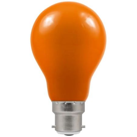 LED Coloured GLS BC 1.5w=240v Amber