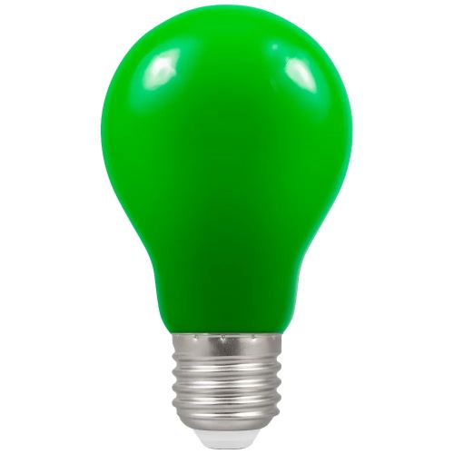 LED Coloured GLS ES 1.5w=240v Green