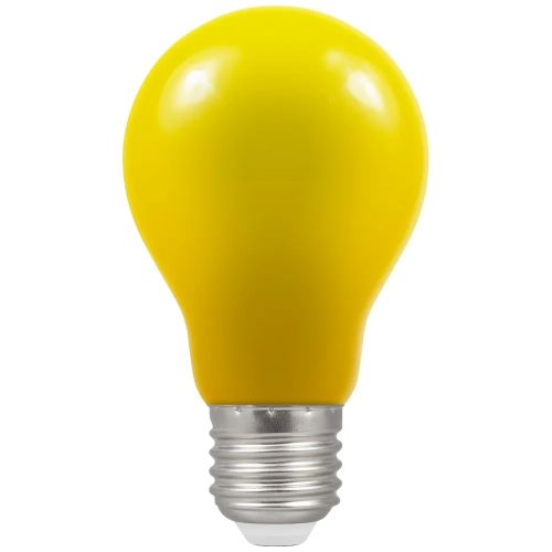LED Coloured GLS ES 1.5w=240v Yellow