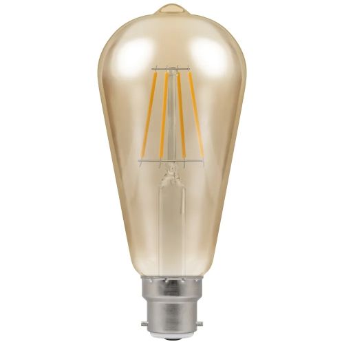 7.5w LED BC Extra Warm White Dimmable Antique Bronze Filament Squirel Lamp