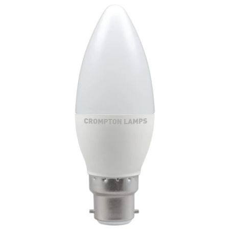 LED Candle BC 5.5w=240v=470lm Opal Daylight