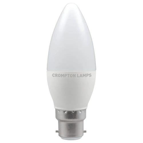 LED Candle BC 5.5w=240v=470lm Opal Daylight