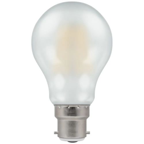 LED GLS 7.5w=60w=806lm BC Filament Duo Dimmable Warm White Pearl