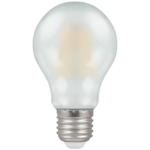 LED GLS 7.5w=60w=806lm ES Filament Duo Dimmable Warm White Pearl