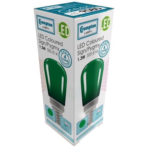 LED Green Pygmy SES 1.5w=15w=5lm - Image 2
