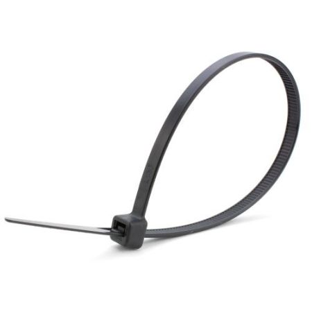 370mm X 4.8mm Black Cable Ties (100)