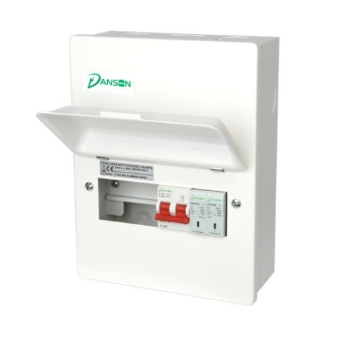 Danson Metal 18-Module (14 Way) 100A M/Switch Board With Spd