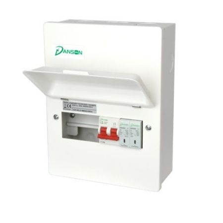 Danson Metal 22-Module (18 Way) 100A M/Switch Board With Spd