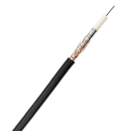 Deta RG6 Satellite Coax Copper Braid 100m (Qrc7/C213)