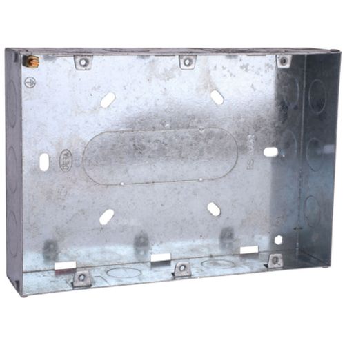 Deta 9-11G Flush Metal Back Box