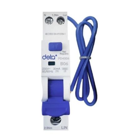 Deta 6ka Type.A 6a 30ma B-Type RCBO