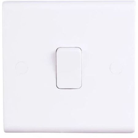 Deta Slimline 1G 2w Plate Switch