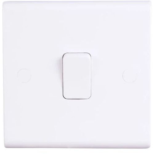 Deta Slimline 1G 2w Plate Switch