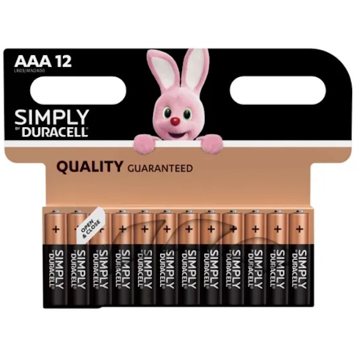 Duracell Aaa Mn2400pk12 Simply