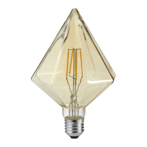 4w LED Arrow Shape Filament Lamp - Smoked Glass