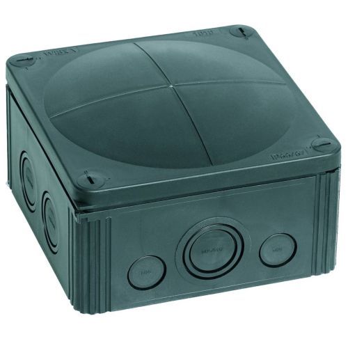 140x140x82 IP66 Black Junction Box ( + Terms) 1ltr 10ml