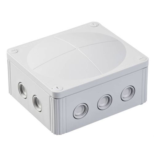 160 X 140 X 81 IP66 Grey Junction Box ( + Terms) 1ltr 250ml