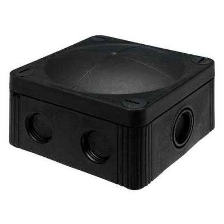 95mmx95mmx60mm IP66 Black J/Box (With Terminals) 200ml