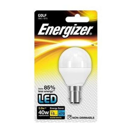 Energizer LED Golfball Sbc 5.9w=520l=40w Opal Daylight