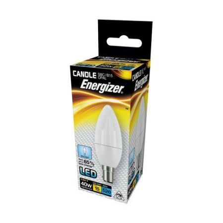 Energizer LED Candle Sbc 5.9w-520l=40w Opal Daylight