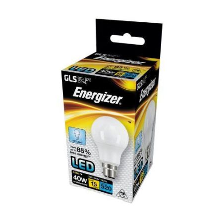 Energizer LED GLS BC 5.9w=520l=40w Opal Daylight