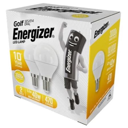 Energizer LED Golf E14 (SES) 470lm 5.2w 3,000k (W