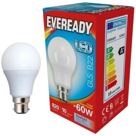 LED GLS BC 8.2w=820l=60w Opal Daylight 6500k