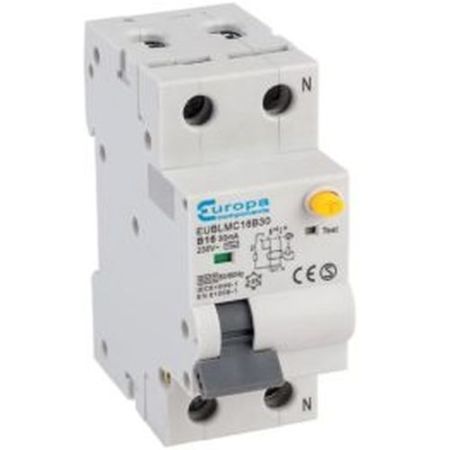 Europa 16a 2 Pole 10ka B-Curve Type.A RCBO