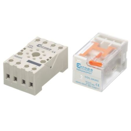 Europa 10A 230v Ac 8-Pin Relay