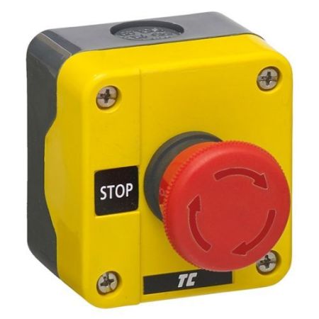 Europa Emerg.Stop Twist Release + 1 N/C