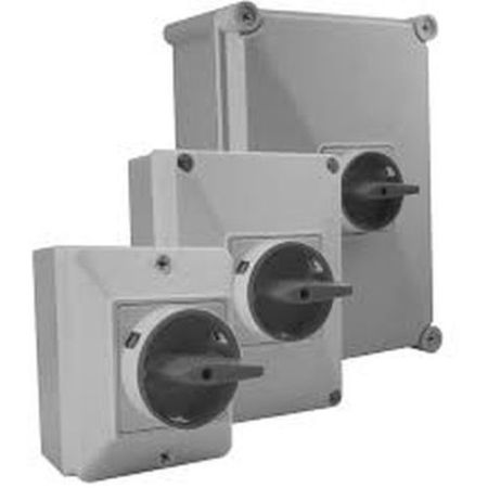 Saturn Large Enclosure 20A 4 Pole IP66 Europa Rotary Isolator
