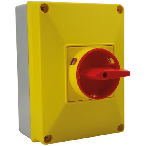 Saturn Large Enclosure 32A 4 Pole IP66 Europa Rotary Isolator