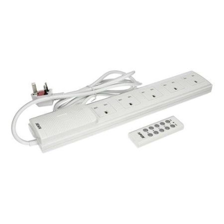 Rcts5 5-G 2m 10A Remote Controlled Surge Ext Lead