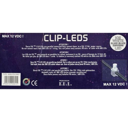 Fdl Green Cable LED Ice White 12v