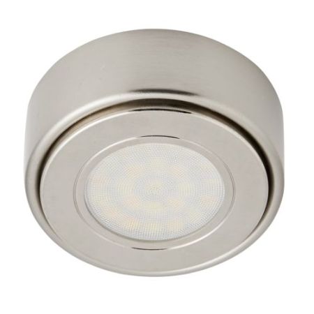 Forum Ellen Round LED CCT Under Unit Satin Nickle Light