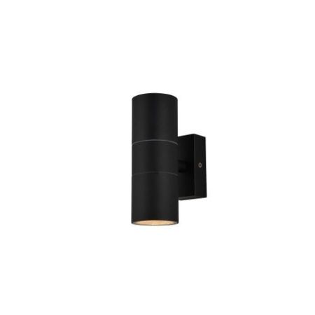 Forum Leto Up/Down Wall Light Textured Black