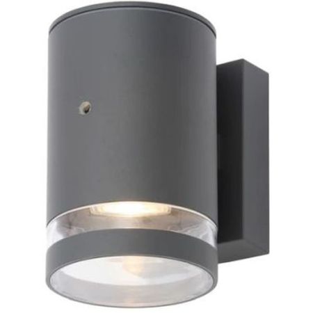 Forum Lens Wall Downlight Photocell Die-Cast Alumi