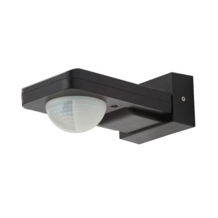 Forum Napa IP44 20m 360deg Adjustable Black PIR With Manual Overide (2000w Hal-600w LED)