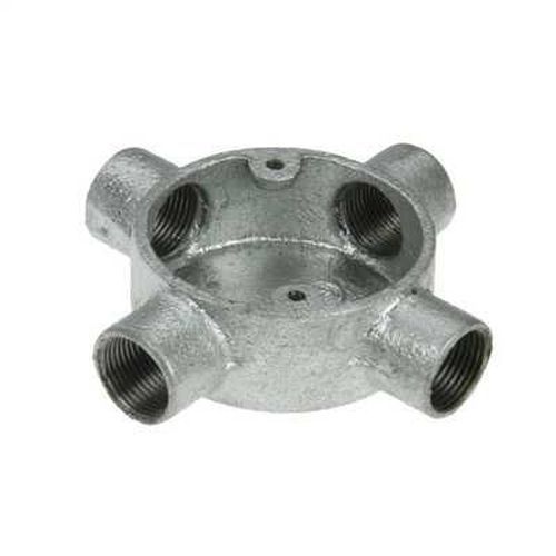 20mm Galv 4 Way Box