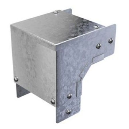 Galv 75mmx75mm 90-Deg External Bend
