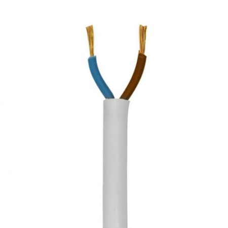 0.75mm 2192y Oval 2c White 100m (C203)