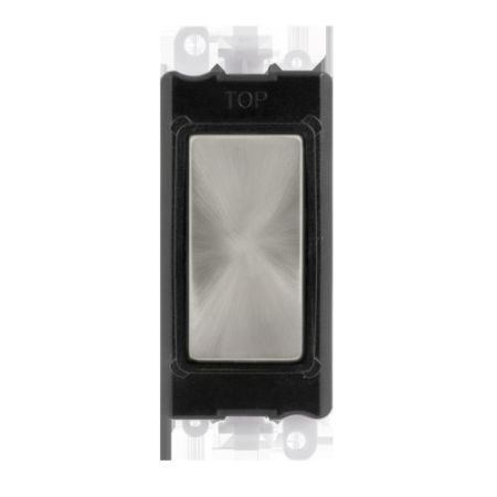 Click Gridpro Modules Blank Black Satin Chrome