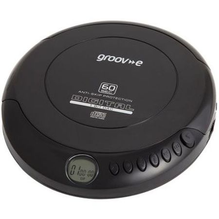 Groove Retro Personal CD Player Blk