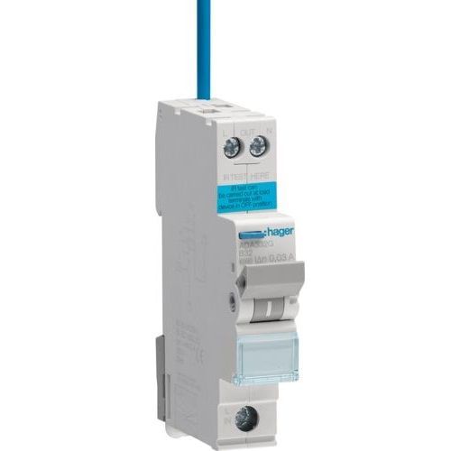 Hager 32A 30ma Mini RCBO