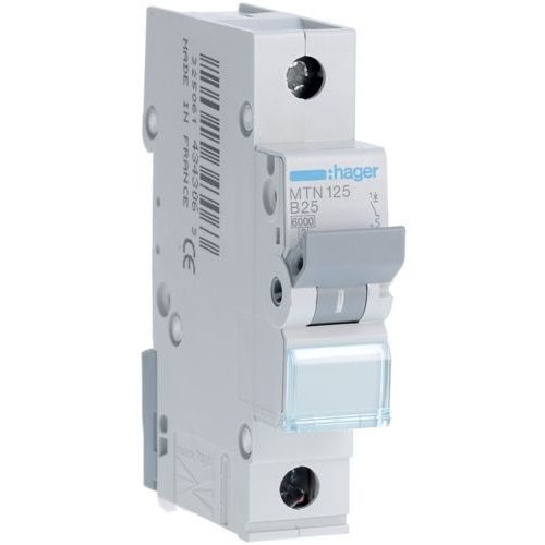 Hager 25A Single Pole MCB