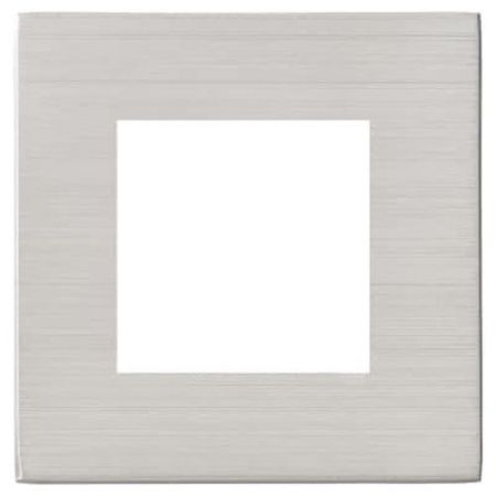 Hamilton Satin Steel 2 Module Faceplate