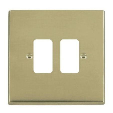 Hamilton 2-Module Pol.Brass Plate + Yoke