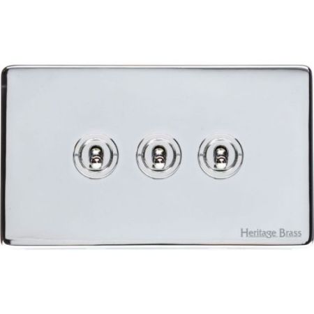Heritage Pol.Chrome T/Pole Switch