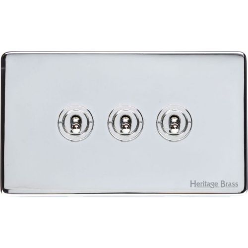 Heritage Pol.Chrome T/Pole Switch